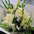 white florals